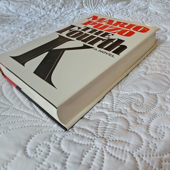 The Fourth K By Mario Puzo First Edition Hardcover Novel 1990 Political Thriller - Picture 7 of 10